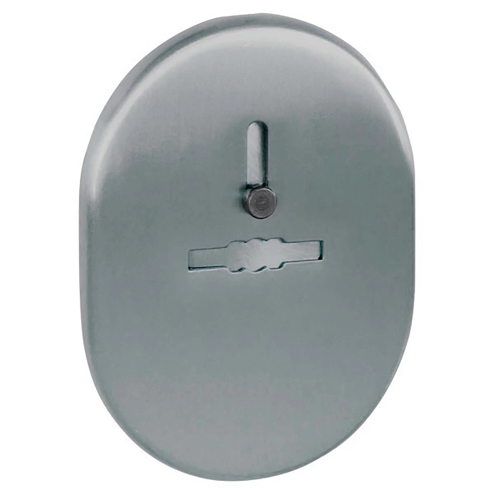 Фото Накладка на сувальдный замок ESC.S-lift.SF/OV.476 (ESC 476) с шторкой SN мат.никель