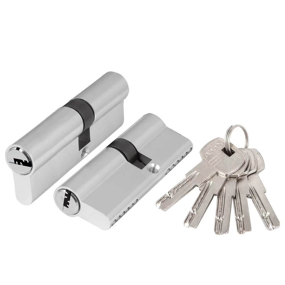 Фото Цилиндровый механизм (AZ200/90) AZ2000Key90 (40+10+40) CP хром