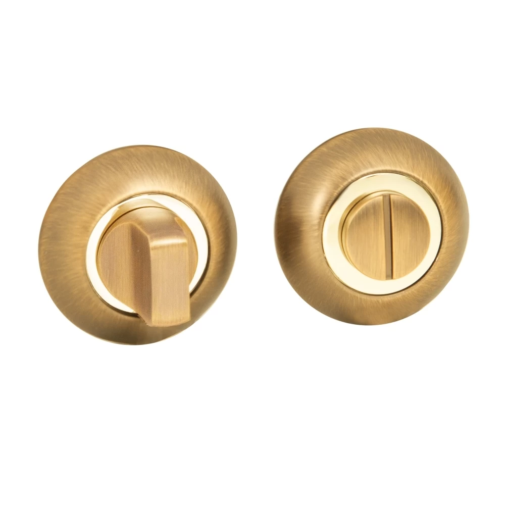 Фото Ручка поворотная BK6.R.RM54 (BK6 RM) AB/GP-7 бронза/золото