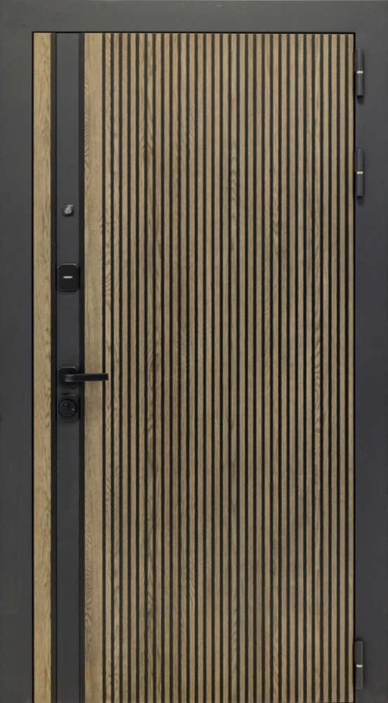 Входная дверь ДвериПРО Rosna ФЛ-700 (10мм, ясень белый) DPRO198012 внешняя сторона