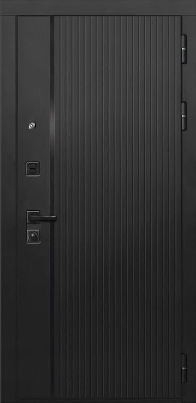 Входная дверь ДвериПРО L-45 Фараон-2 (16мм, мореный дуб) DPRO196876 внешняя сторона