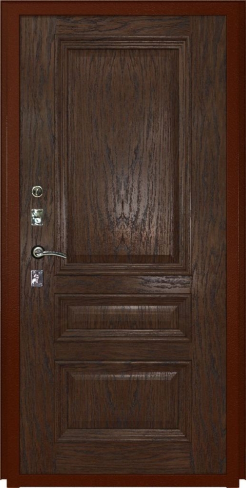 Входная дверь ДвериПРО L-45 Фараон-2 (16мм, мореный дуб) DPRO196876 внутренняя сторона