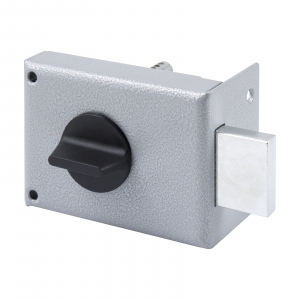 Замок накладной цилиндровый ЗН1-1.1 ГЛ серый, 5 кл.